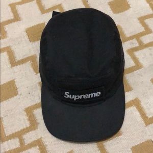 Supreme chino camp hat. Black. Possibly FW2018